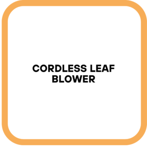 Cordless Leaf Blower