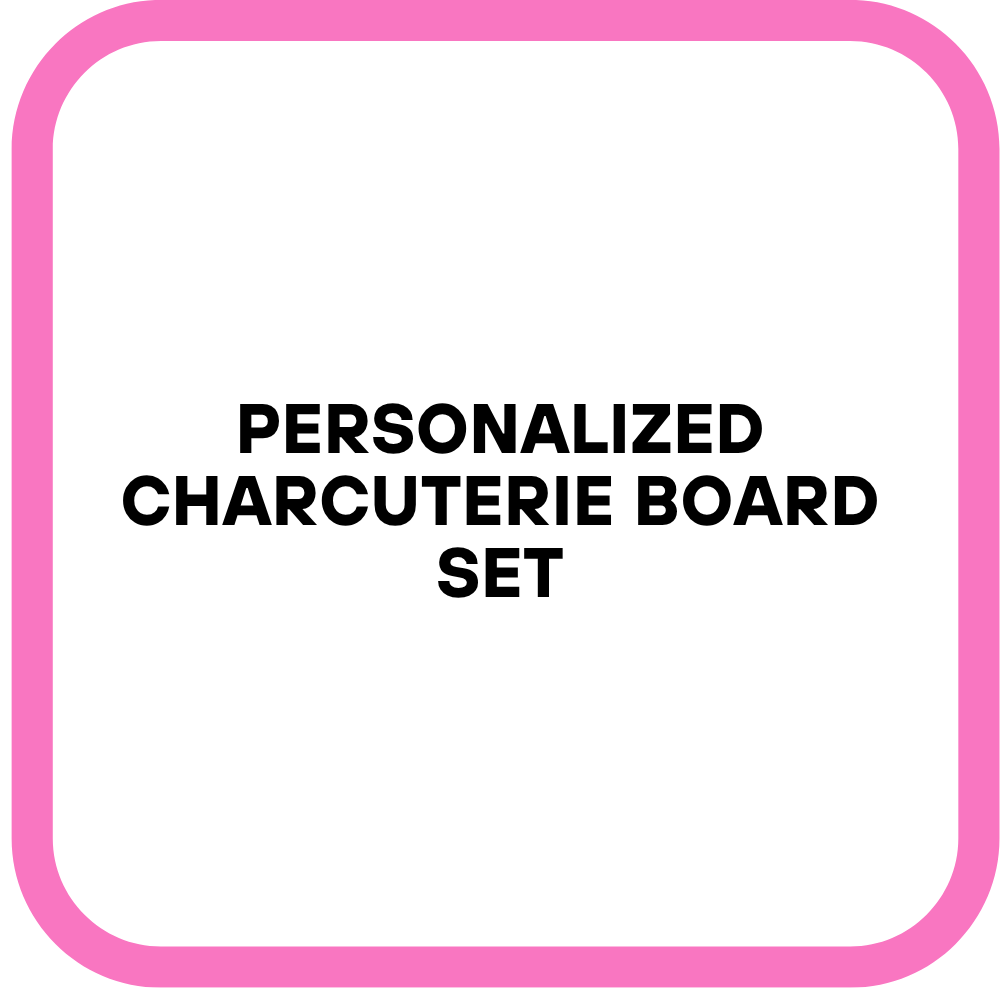 Personalized Charcuterie Board Set