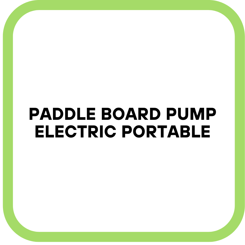 Paddle Board Pump Electric Portable