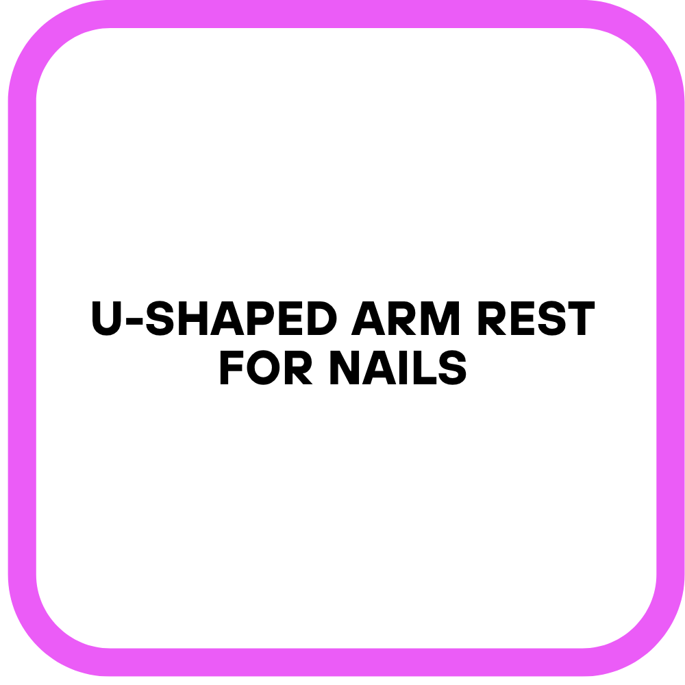 U-shaped Arm Rest for Nails