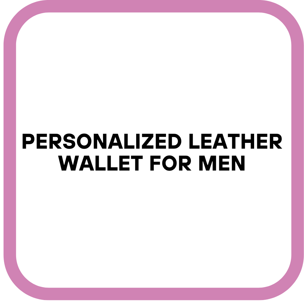 Personalized Leather Wallet for Men