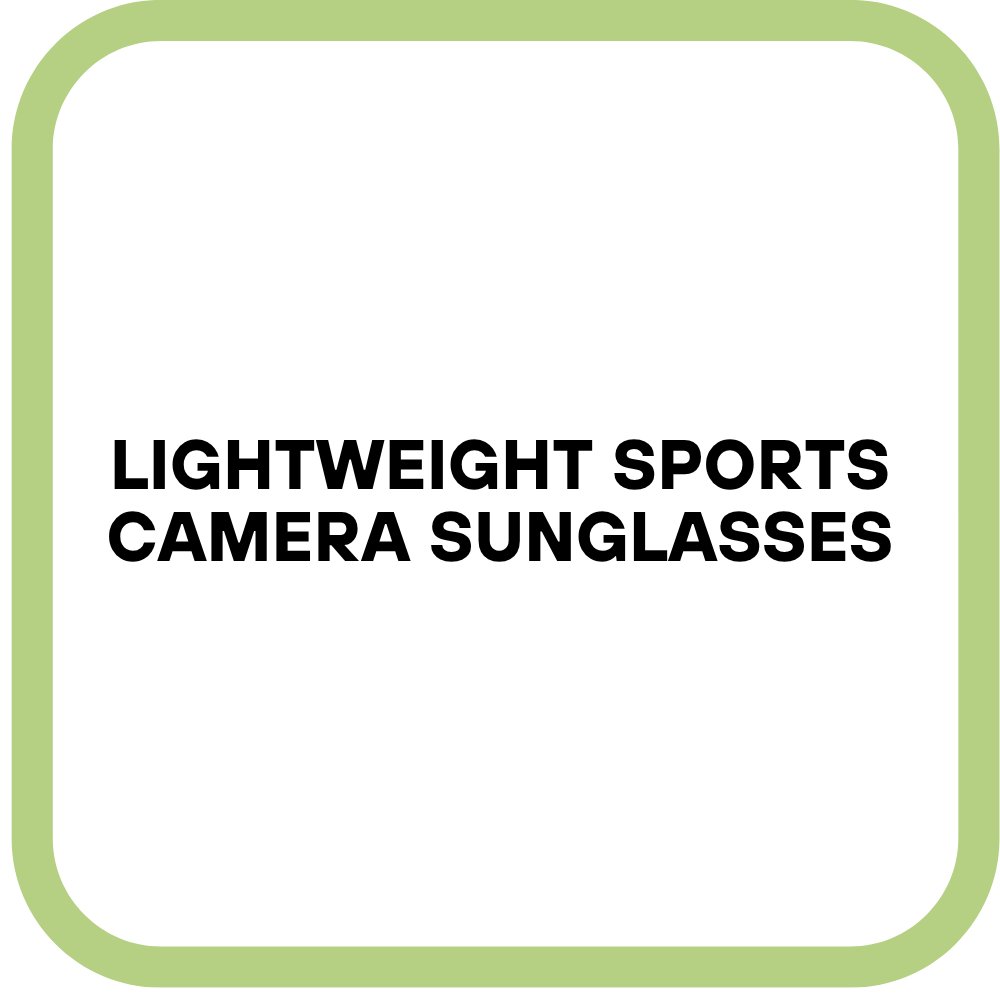 Lightweight Sports Camera Sunglasses