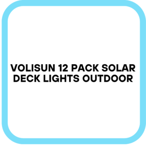 VOLISUN 12 Pack Solar Deck Lights Outdoor