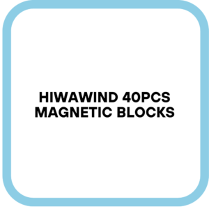 Hiwawind 40pcs Magnetic Blocks