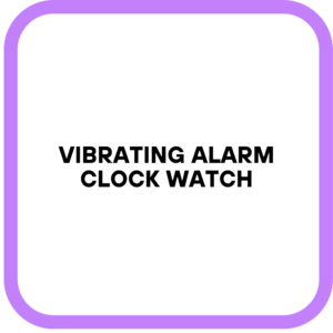 Vibrating Alarm Clock Watch