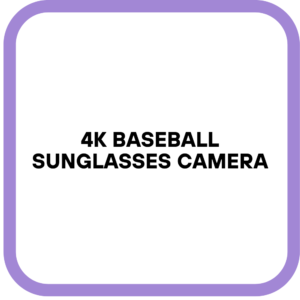 4K Baseball Sunglasses Camera