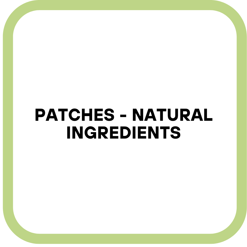 Patches - Natural Ingredients