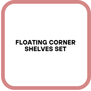 Floating Corner Shelves Set