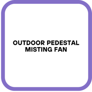 Outdoor Pedestal Misting Fan
