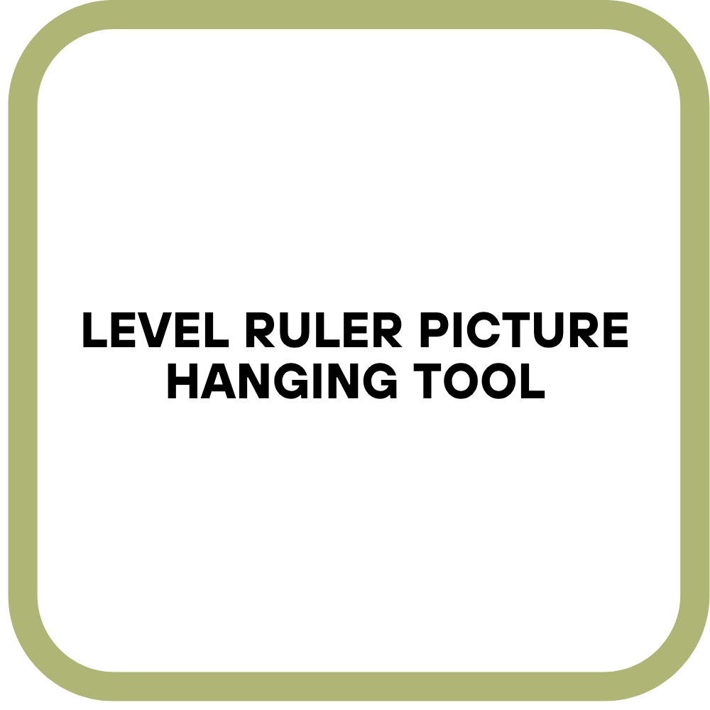 Level Ruler Picture Hanging Tool