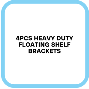 4pcs Heavy Duty Floating Shelf Brackets