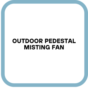 Outdoor Pedestal Misting Fan