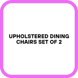 Upholstered Dining Chairs Set of 2