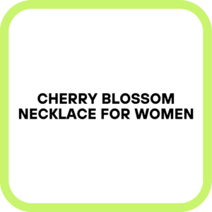 Cherry Blossom Necklace for Women