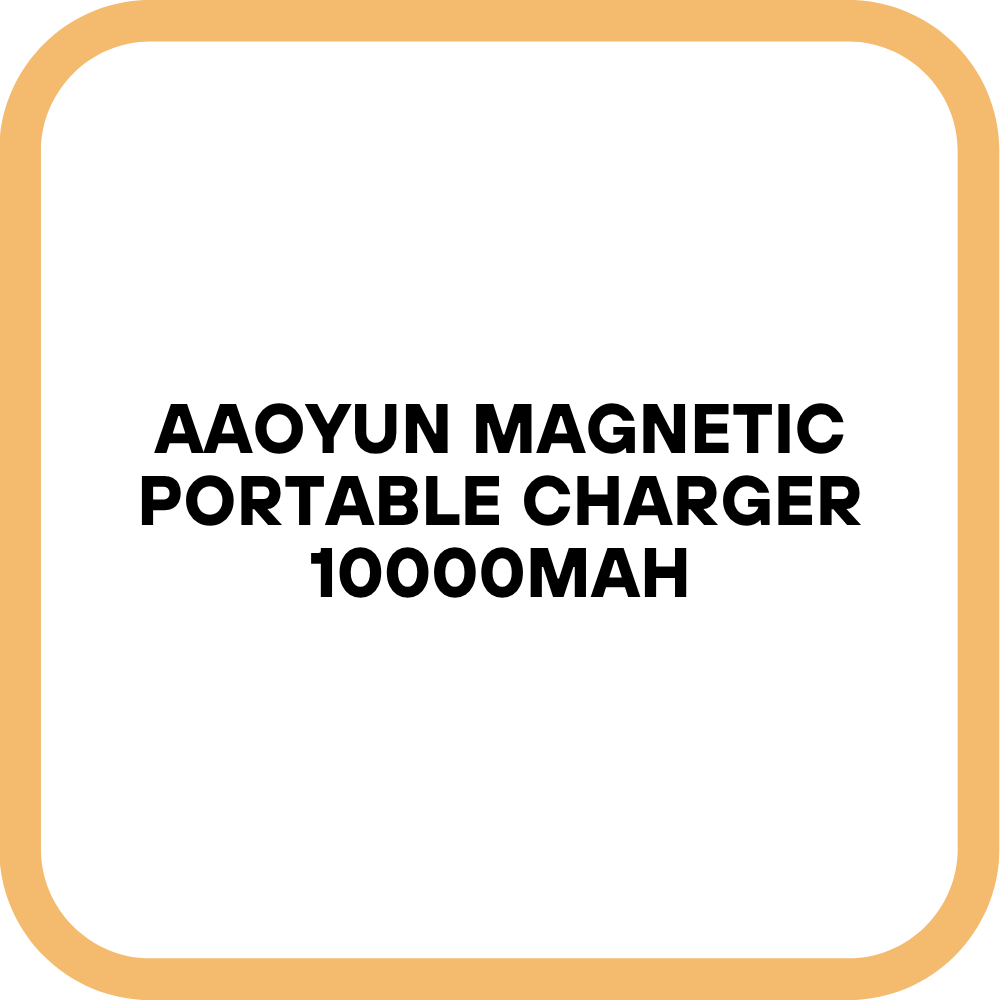 Aaoyun Magnetic Portable Charger 10000mAh