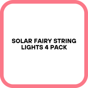 Solar Fairy String Lights 4 Pack