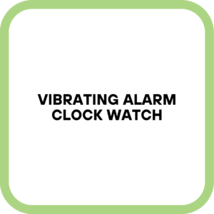 Vibrating Alarm Clock Watch