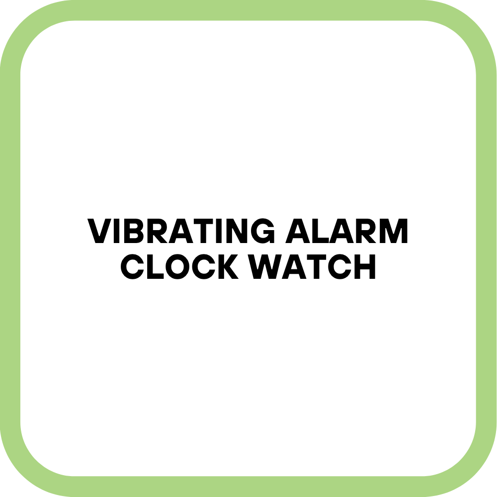 Vibrating Alarm Clock Watch