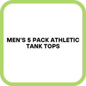 Men's 5 Pack Athletic Tank Tops