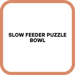 Slow Feeder Puzzle Bowl
