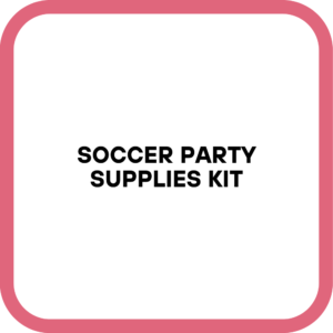Soccer Party Supplies Kit