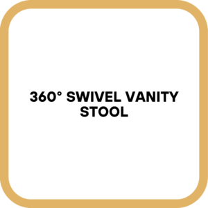 360° Swivel Vanity Stool