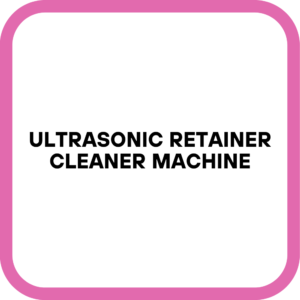 Ultrasonic retainer cleaner machine