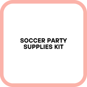 Soccer Party Supplies Kit