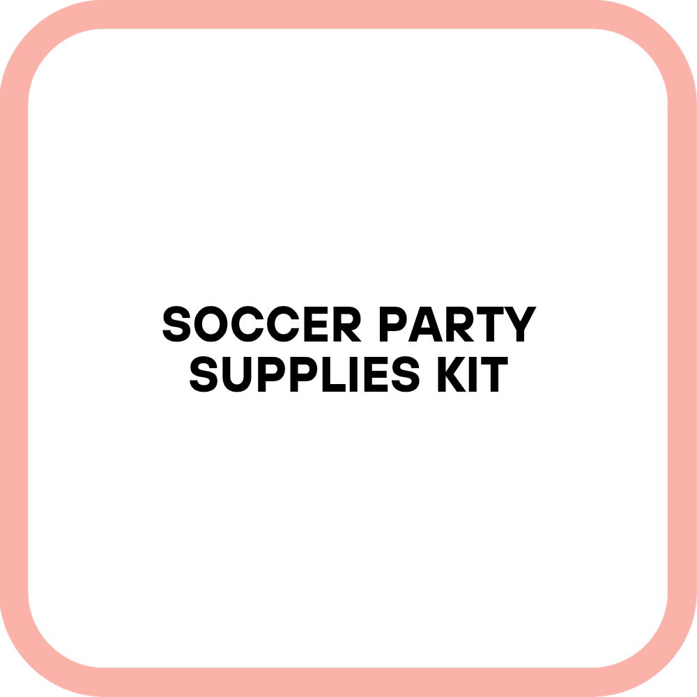 Soccer Party Supplies Kit