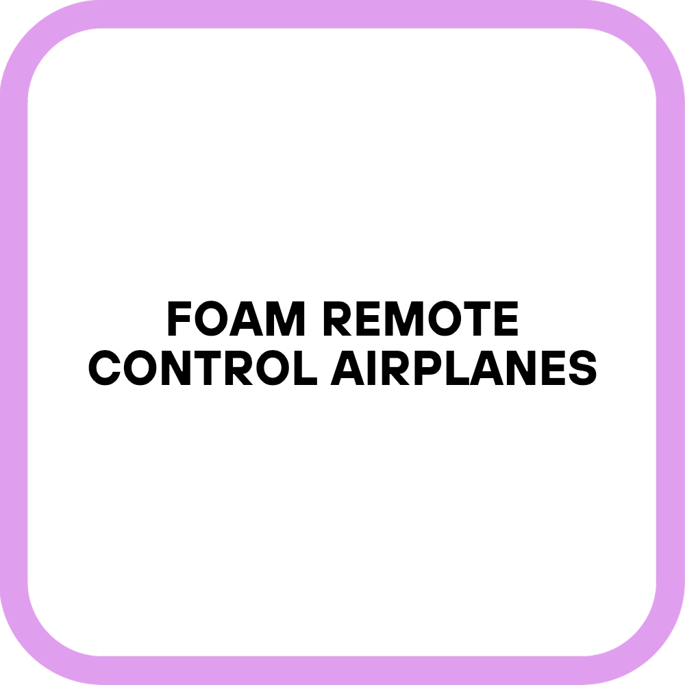 Foam Remote Control Airplanes