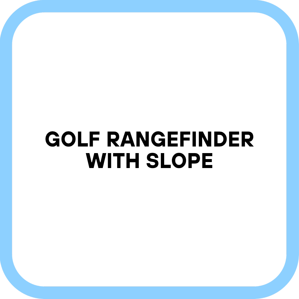 Golf Rangefinder with Slope