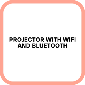 Projector with WiFi and Bluetooth