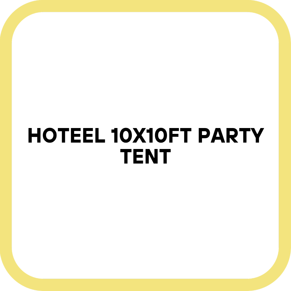 HOTEEL 10x10FT Party Tent