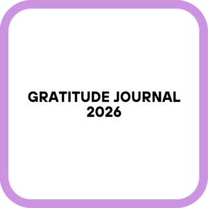 Gratitude Journal 2026