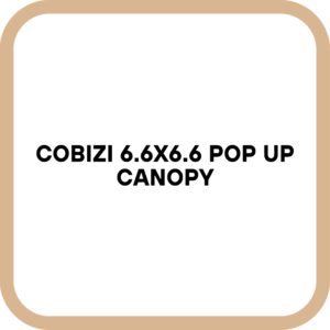 COBIZI 6.6x6.6 Pop Up Canopy
