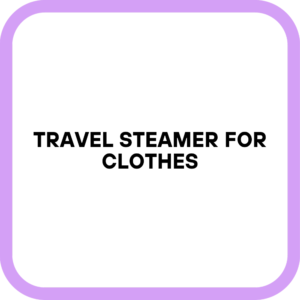 Travel Steamer for Clothes