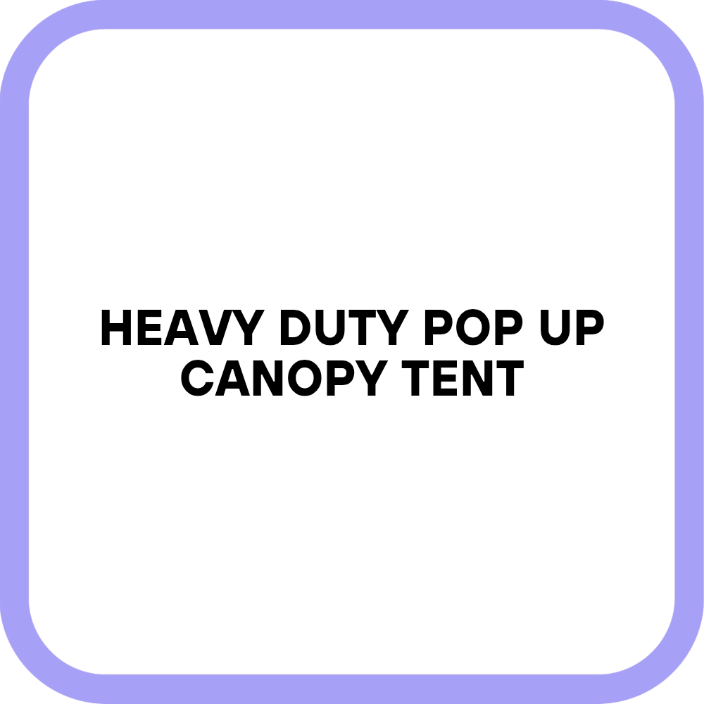 Heavy Duty Pop Up Canopy Tent