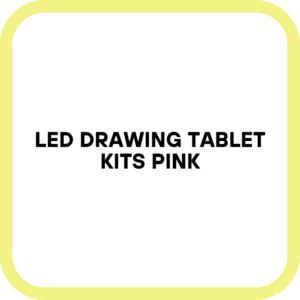 LED Drawing Tablet Kits Pink