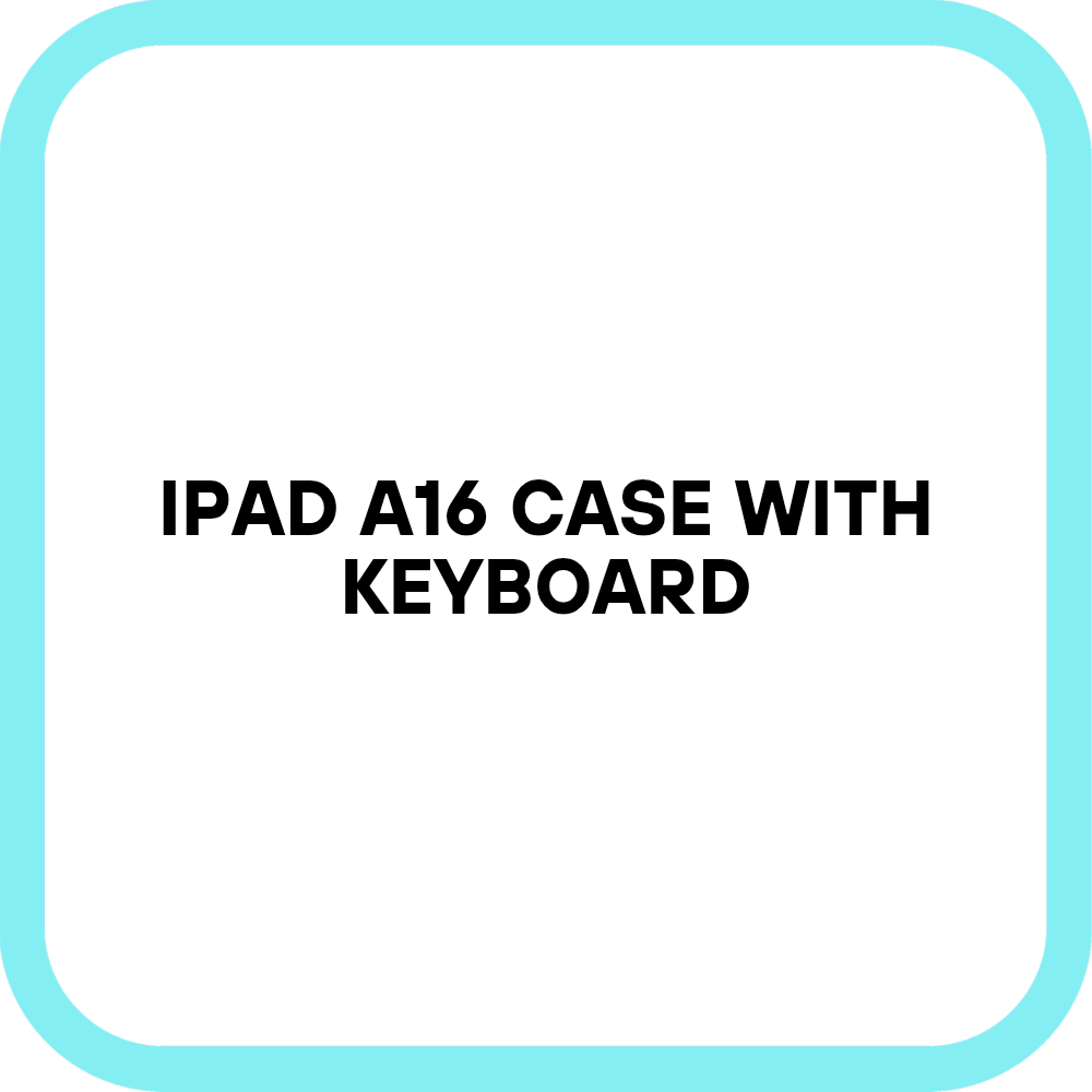 iPad A16 Case with Keyboard