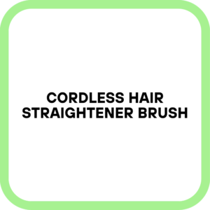 Cordless Hair Straightener Brush