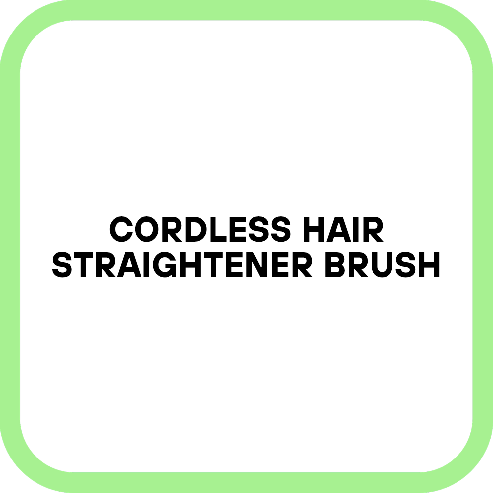 Cordless Hair Straightener Brush