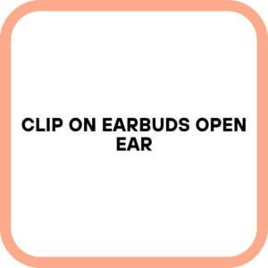 Clip On Earbuds Open Ear