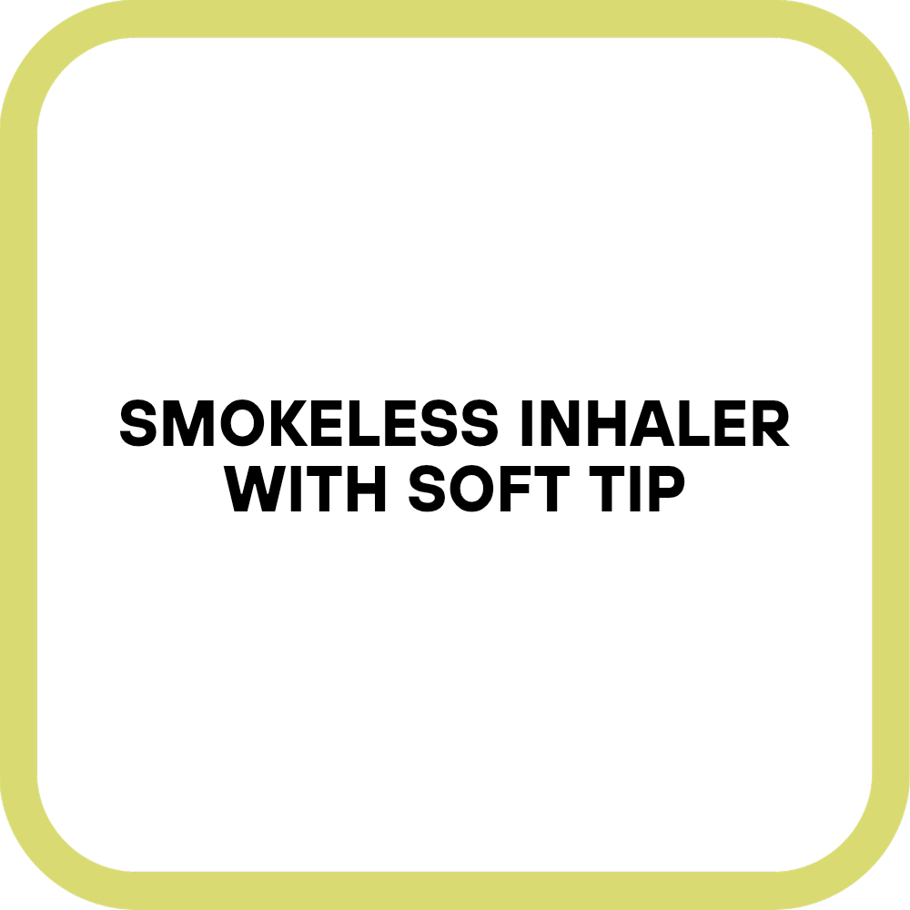 Smokeless Inhaler with Soft Tip