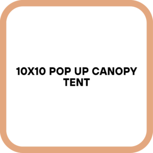 10x10 Pop Up Canopy Tent