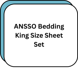 ANSSO Bedding King Size Sheet Set