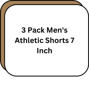 3 Pack Men's Athletic Shorts 7 Inch