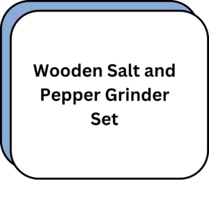 Wooden Salt and Pepper Grinder Set