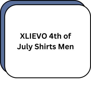 XLIEVO 4th of July Shirts Men