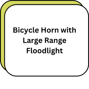 Bicycle Horn with Large Range Floodlight