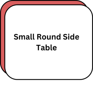 Small Round Side Table